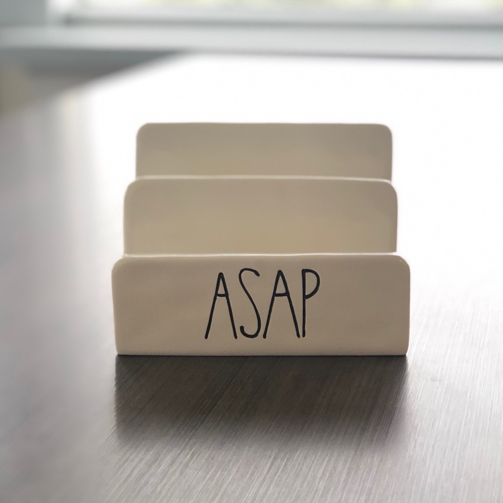 Rae Dunn ASAP File Sorter